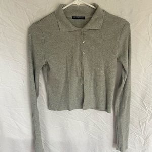 Brandi Melville grey button up